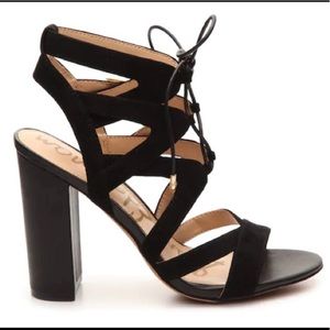 Sam Edelman Yardley Lace Up Heels. Size 8.5. Worn Once. Great Condition.